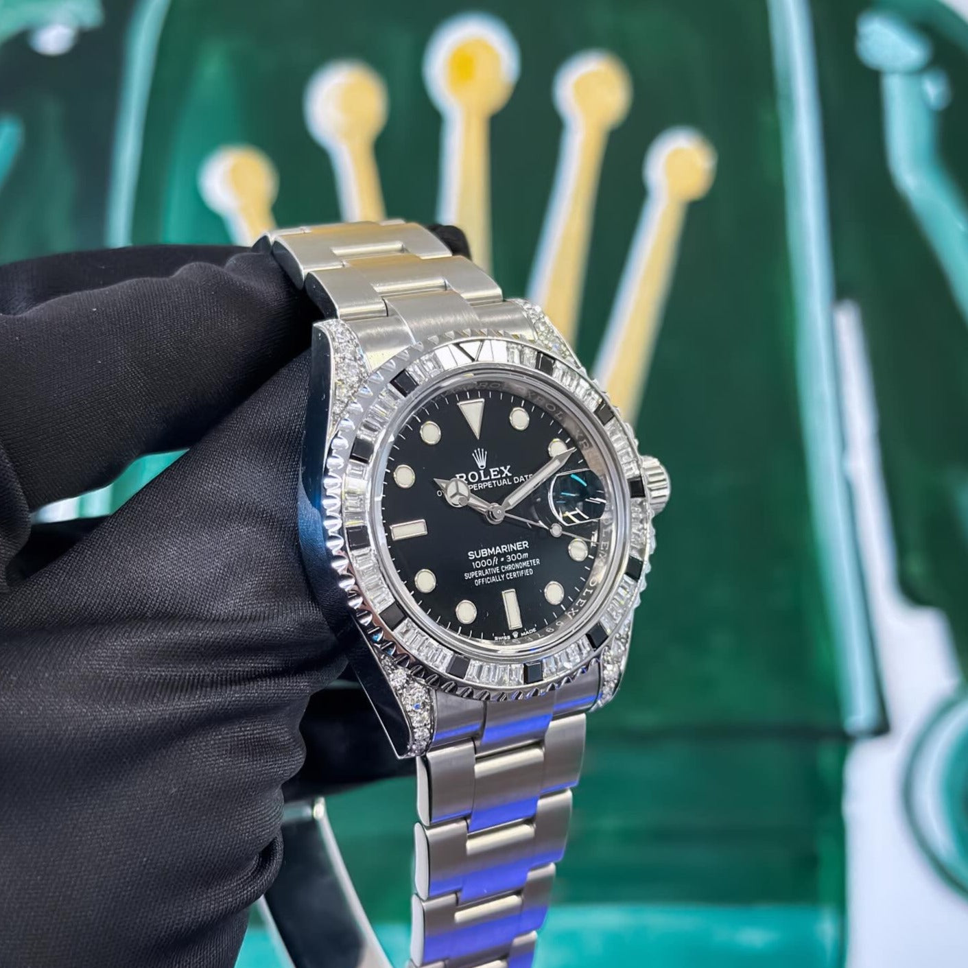 Rolex Submariner 41 Custom VVS Diamond Bezel