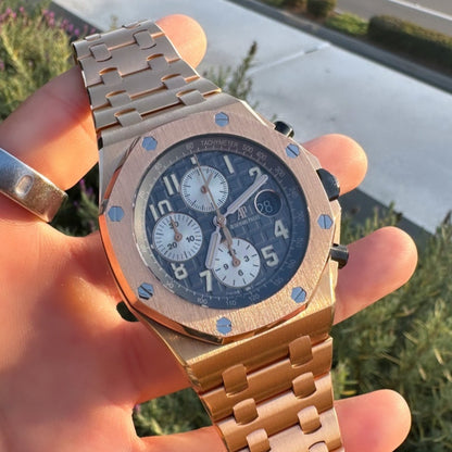 Audemars Piguet Royal Oak Offshore "Brick" Rose Gold Rhodium Dial 26470OR.OO.1000OR.02