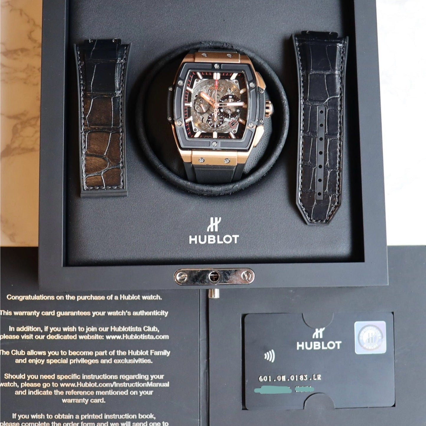 Hublot Spirit of Big Bang Rose Gold Skeleton 601.OM.0183.LR