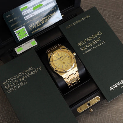 Audemars Piguet Royal Oak "Jumbo" Ultra-Thin 18K Yellow Gold 15202BA.OO.1240BA.02.A