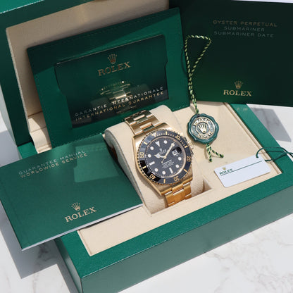 Rolex Yellow Gold Submariner Date 126618LN