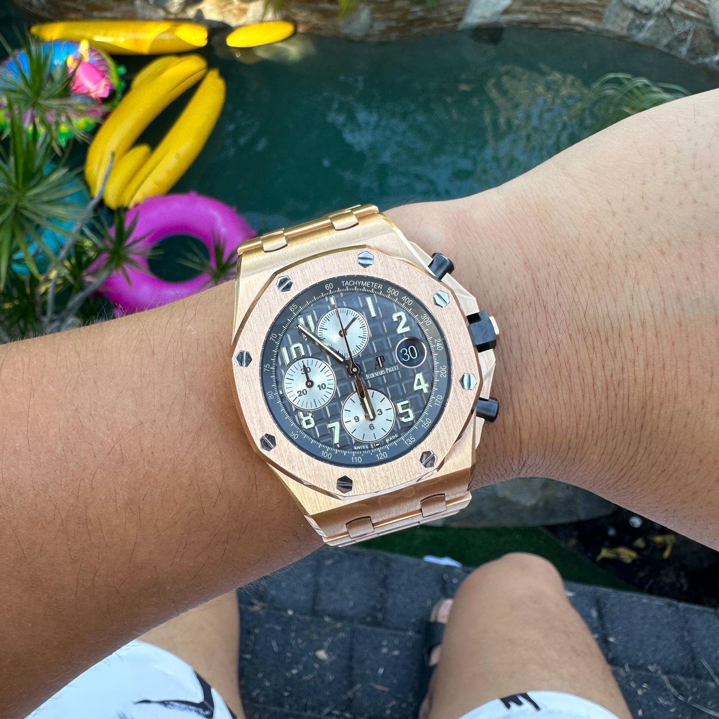 Audemars Piguet Royal Oak Offshore "Brick" Rose Gold Rhodium Dial 26470OR.OO.1000OR.02