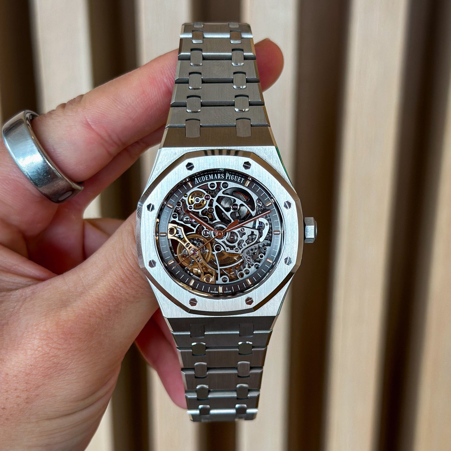 Audemars Piguet Royal Oak Double Balance Wheel Openworked 15407ST