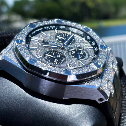 Audemars Piguet Royal Oak Offshore 18K White Gold Factory Pave Diamond Set 26423BC.ZZ.D002CA.01