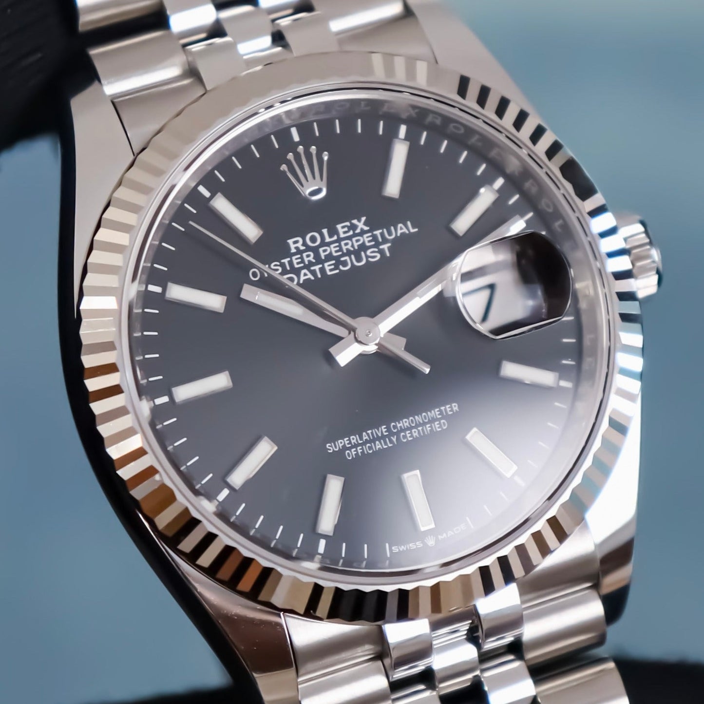 Rolex Datejust Black Index Dial 126234