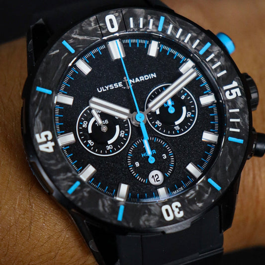 Ulysse Nardin The Ocean Race Diver Chronograph Limited Edition DLC Titanium 1503-170LE-2A-TOR