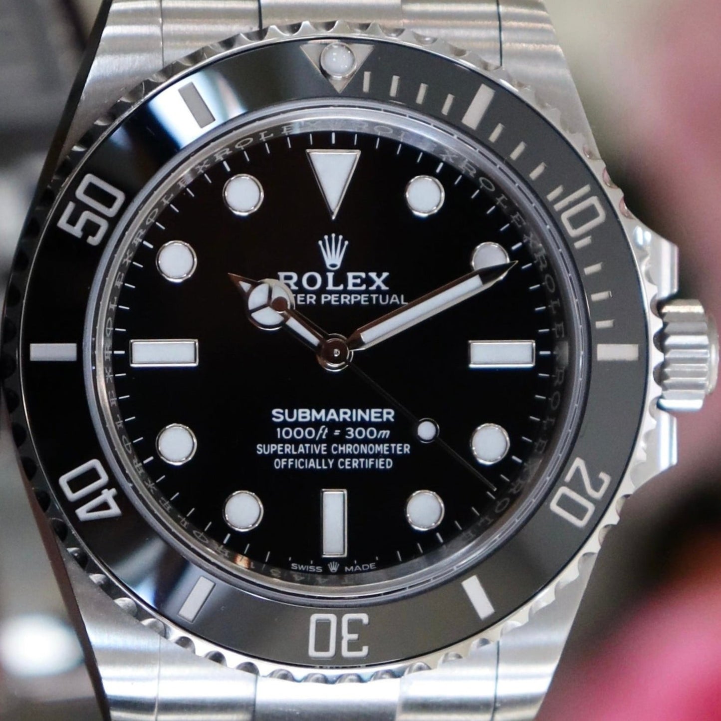 Rolex Submariner 41mm Black Ceramic Bezel 124060