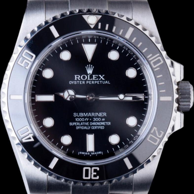 Rolex Submariner No Date Black Dial 114060